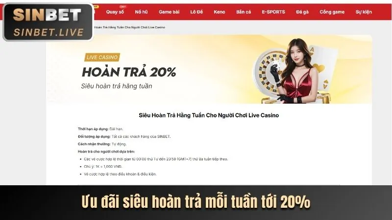 Hoàn trả hàng tuần game nổ hũ 12brt